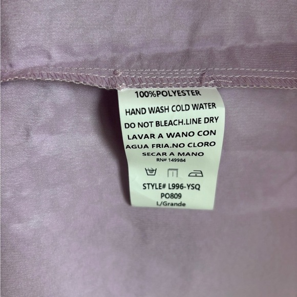 NWT SFC Lavender Gold Metallic Animal Leopard Print Ruffled Tiered Dress L - Picture 4 of 9